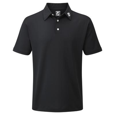 FootJoy Stretch Pique Solid Shirt - Athletic Black - thumbnail image 2