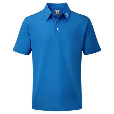 FootJoy Stretch Pique Solid Shirt - Athletic Cobalt - thumbnail image 2