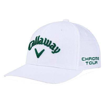 Callaway Tour Authentic Performance Pro Golf Cap - White/Green - thumbnail image 1