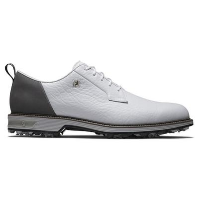 FootJoy Premiere Series Field LX Golf Shoes - White/Dark Grey