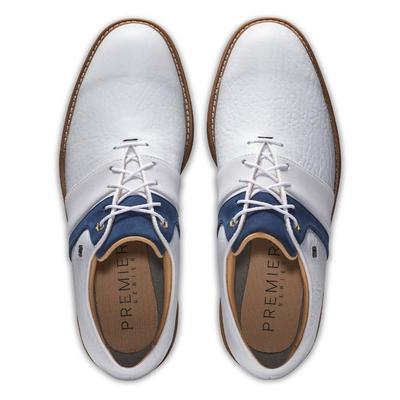 FootJoy Premiere Series Packard LX Golf Shoes - White/Navy/White - thumbnail image 6