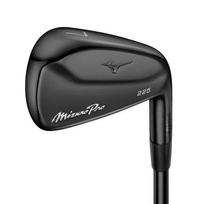 Mizuno Pro 225 Black Edition Golf Irons - Steel - thumbnail image 1