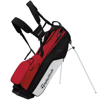 TaylorMade FlexTech Golf Stand Bag - Red/Black/White - thumbnail image 1