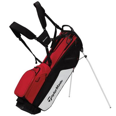 TaylorMade FlexTech Crossover Golf Stand Bag - Red/Black/White - thumbnail image 1