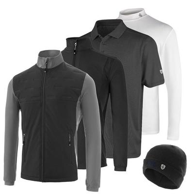 Island Green Professional Winter Golf Clothing Bundle - Black - thumbnail image 1