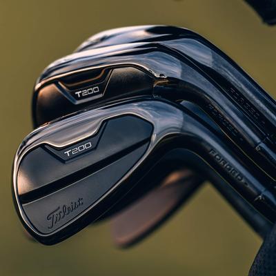 Titleist T200 Black Edition Golf Irons - Steel - thumbnail image 8