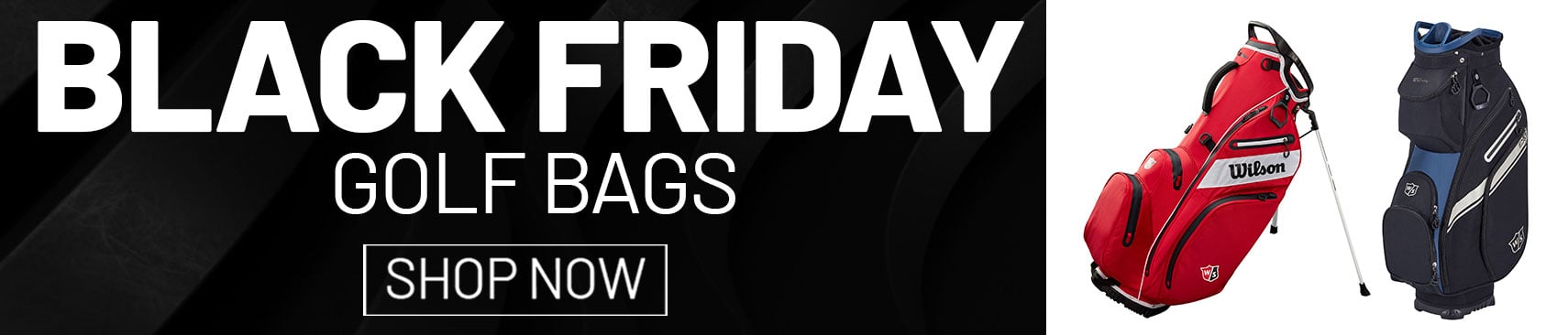 Black Friday Golf Bags Banner